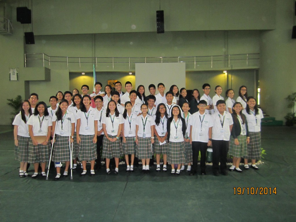 The newly assigned Lasallian Prefects and Ambassadors for AY 2014-2015.