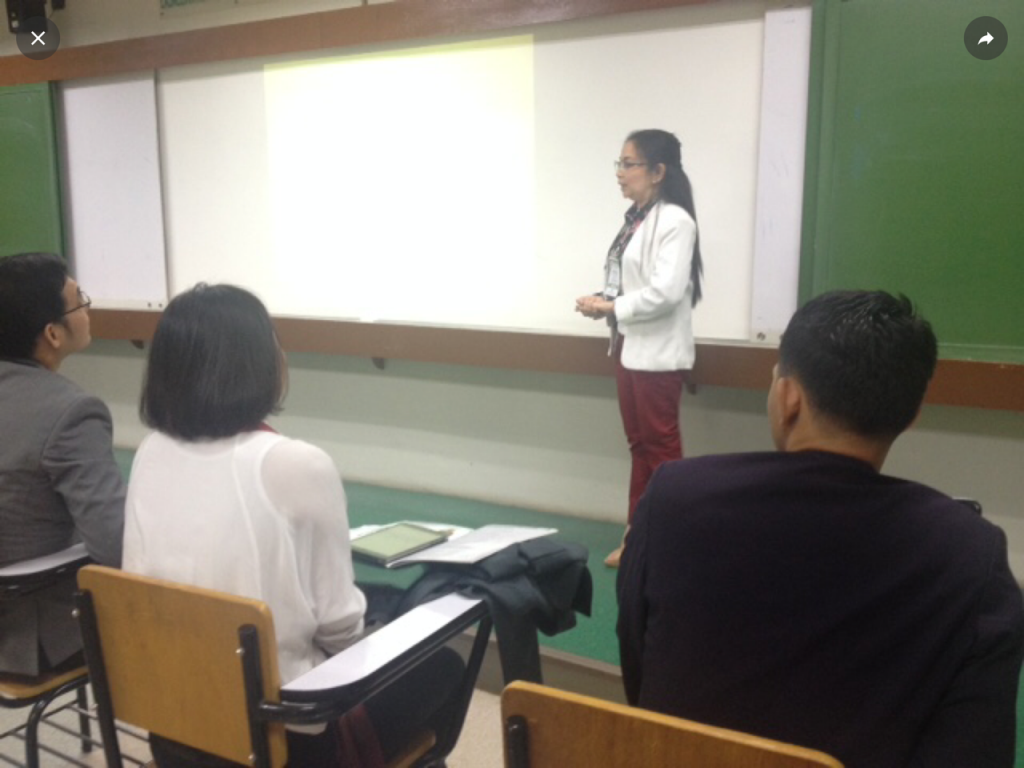 Ms. Pillar presents her research paper during ARAL's First National Congress on Action Research in Education held at DLSU.
