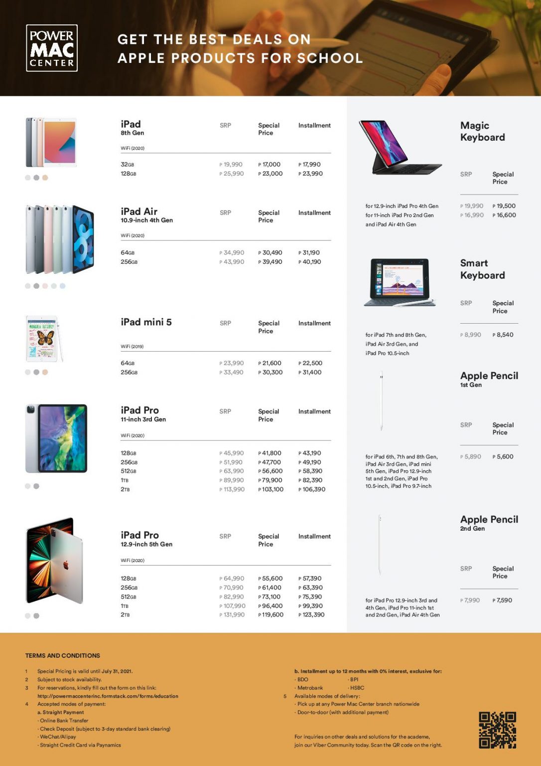 Updated MLD Use for AY 20212022 and Price List from Power Mac Center