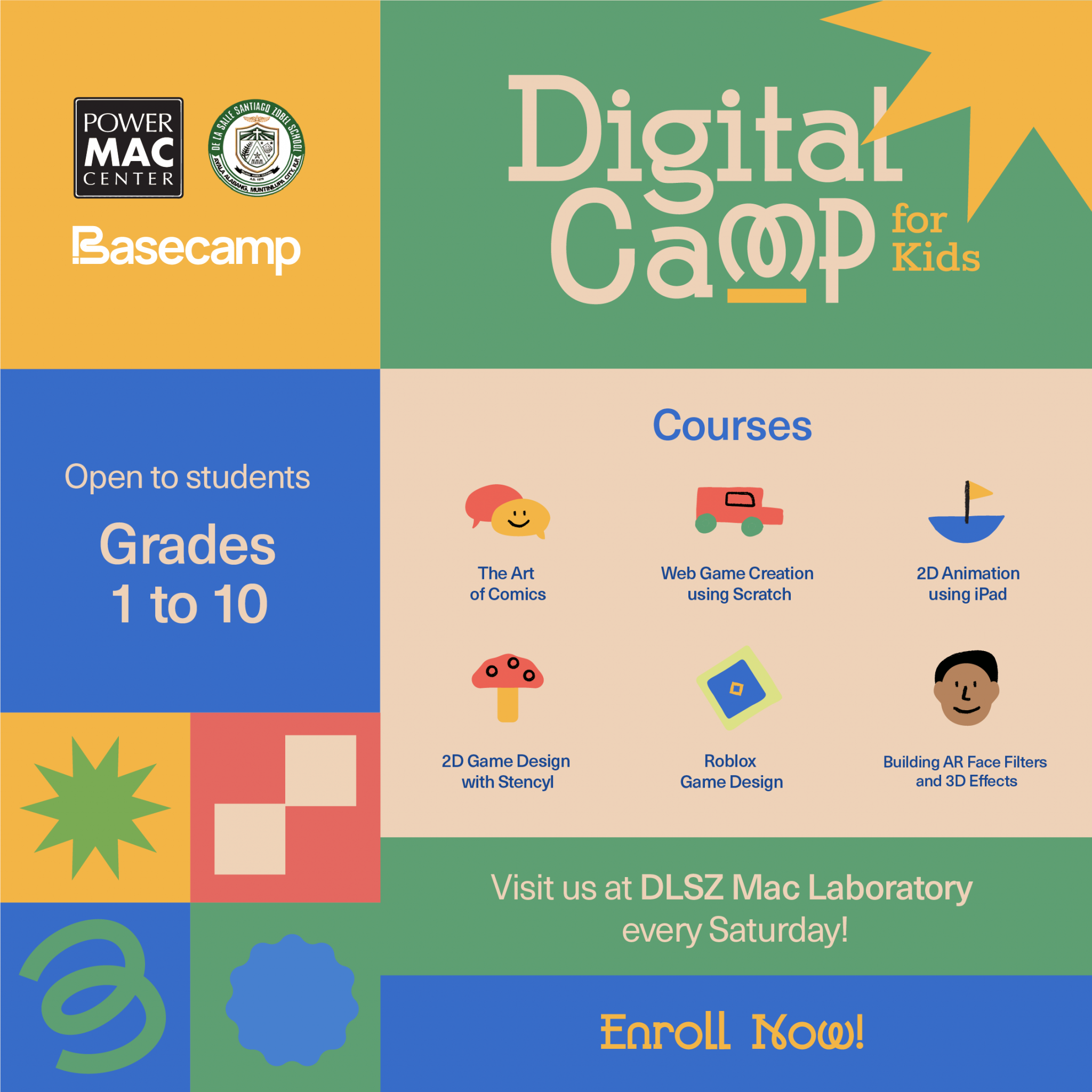 Invitation to DLSZ- Power Mac Center's Digital Camp 2022-2023 - De La ...