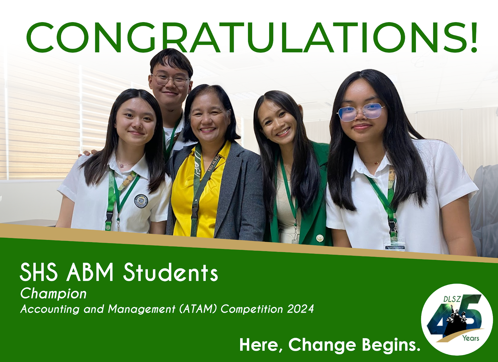 SHS ABM Students Bags the ATAM 2024 Competition (Champion) and JA